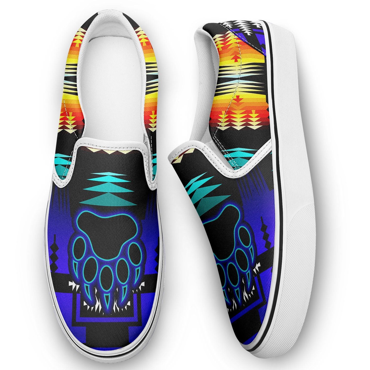 Midnight Sage Fire with Bearpaw Otoyimm Canvas Slip On Shoes 49 Dzine