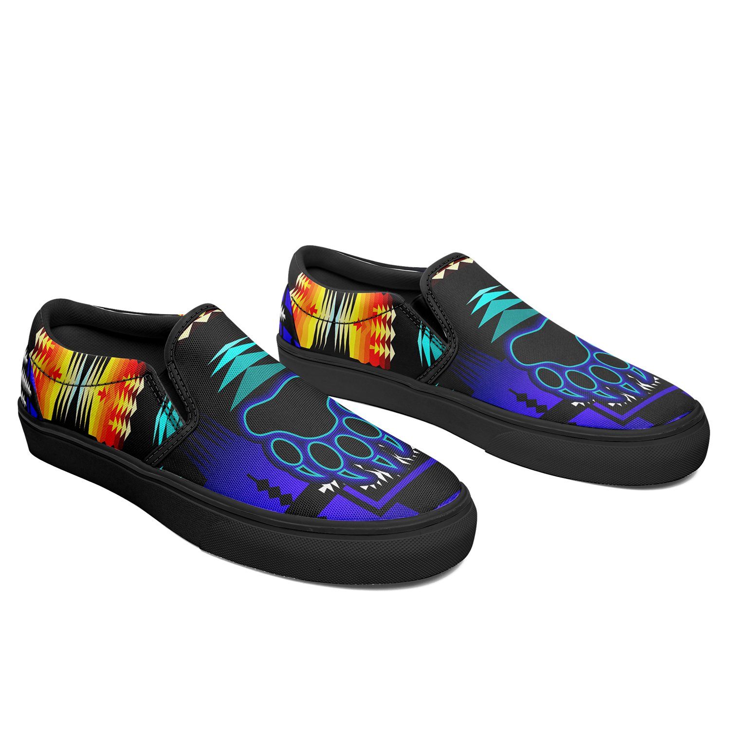 Midnight Sage Fire with Bearpaw Otoyimm Canvas Slip On Shoes 49 Dzine