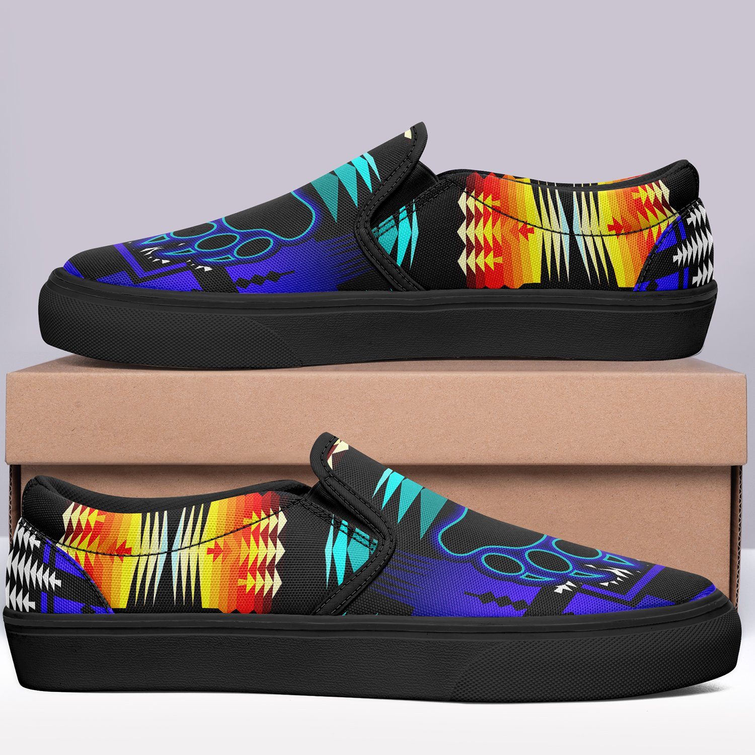 Midnight Sage Fire with Bearpaw Otoyimm Canvas Slip On Shoes 49 Dzine