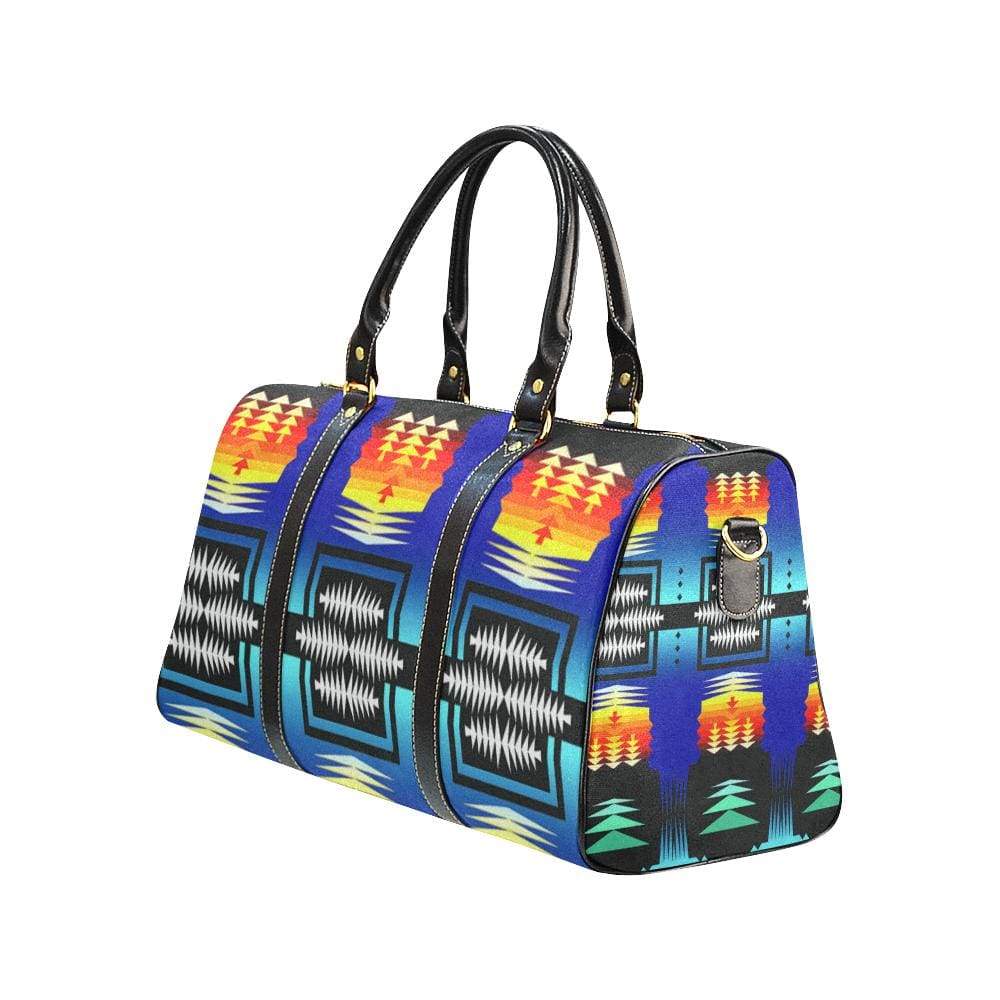 Midnight Sage Revamp New Waterproof Travel Bag/Small (Model 1639) Waterproof Travel Bags (1639) e-joyer