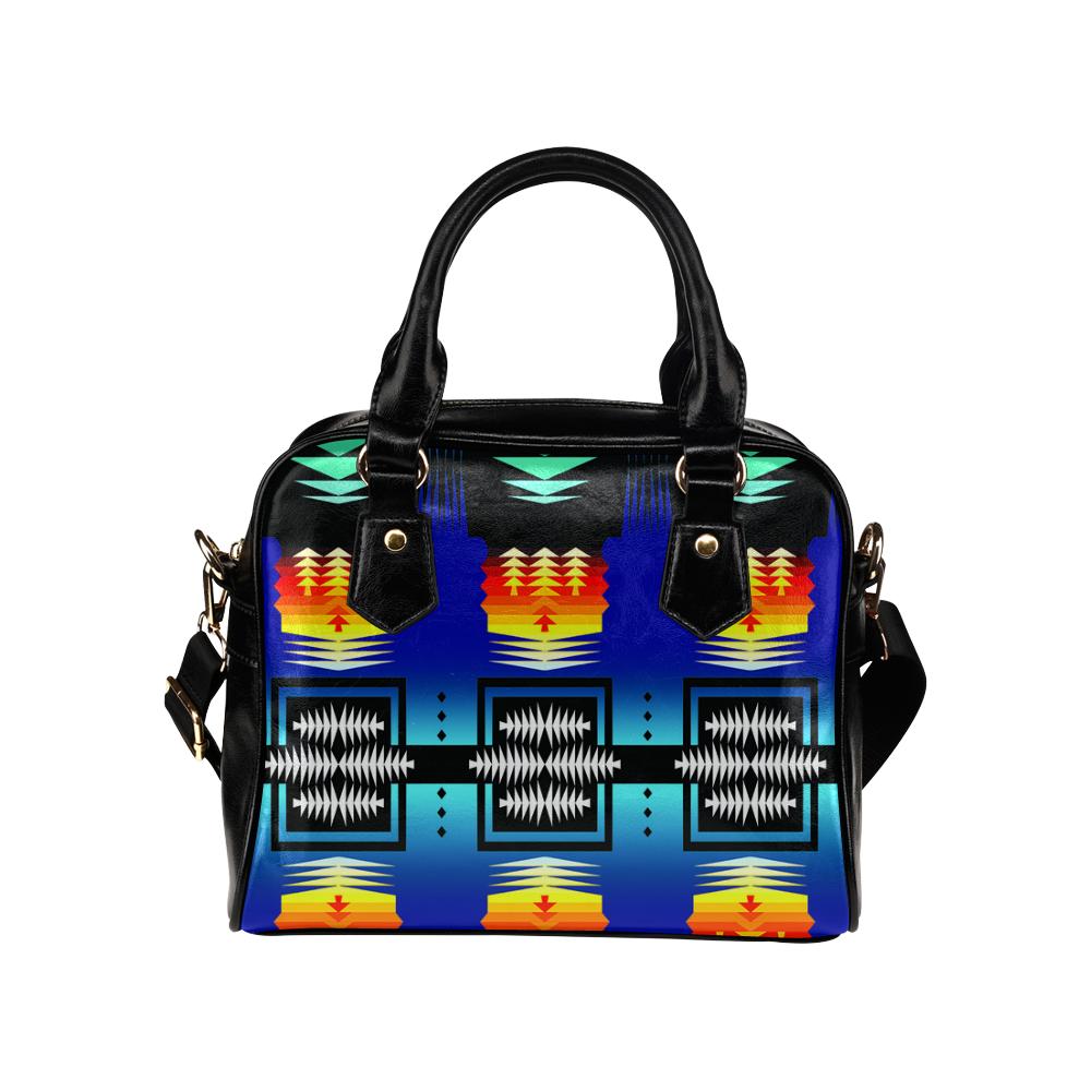 Midnight Sage Revamp Shoulder Handbag (Model 1634) Shoulder Handbags (1634) e-joyer