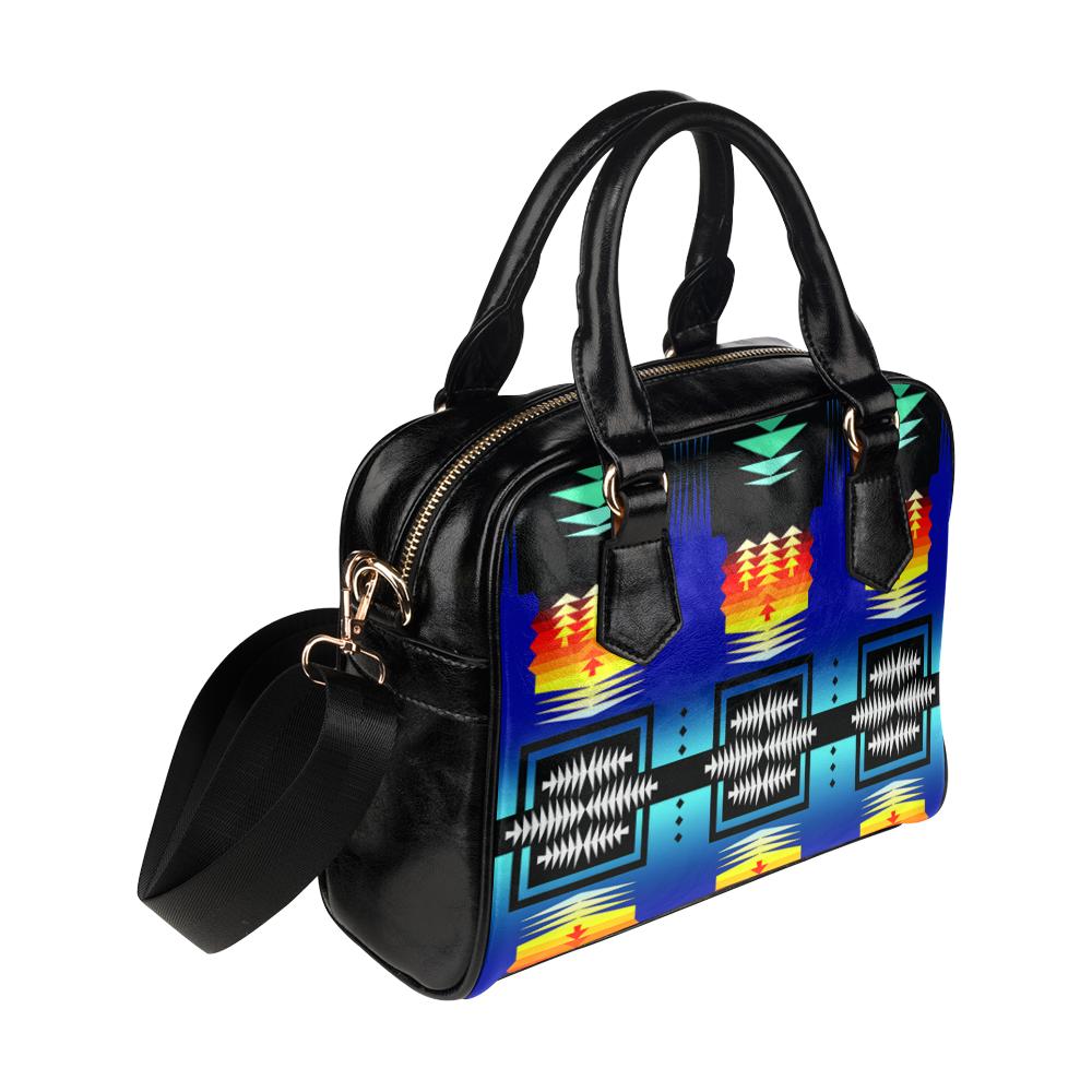 Midnight Sage Revamp Shoulder Handbag (Model 1634) Shoulder Handbags (1634) e-joyer
