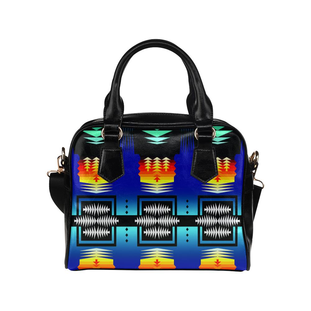 Midnight Sage Revamp Shoulder Handbag (Model 1634) Shoulder Handbags (1634) e-joyer