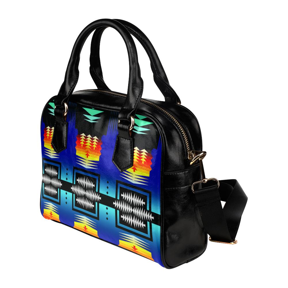 Midnight Sage Revamp Shoulder Handbag (Model 1634) Shoulder Handbags (1634) e-joyer