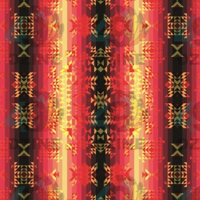 Mini Soleil Fusion Rouge Satin Fabric 49DzineStore