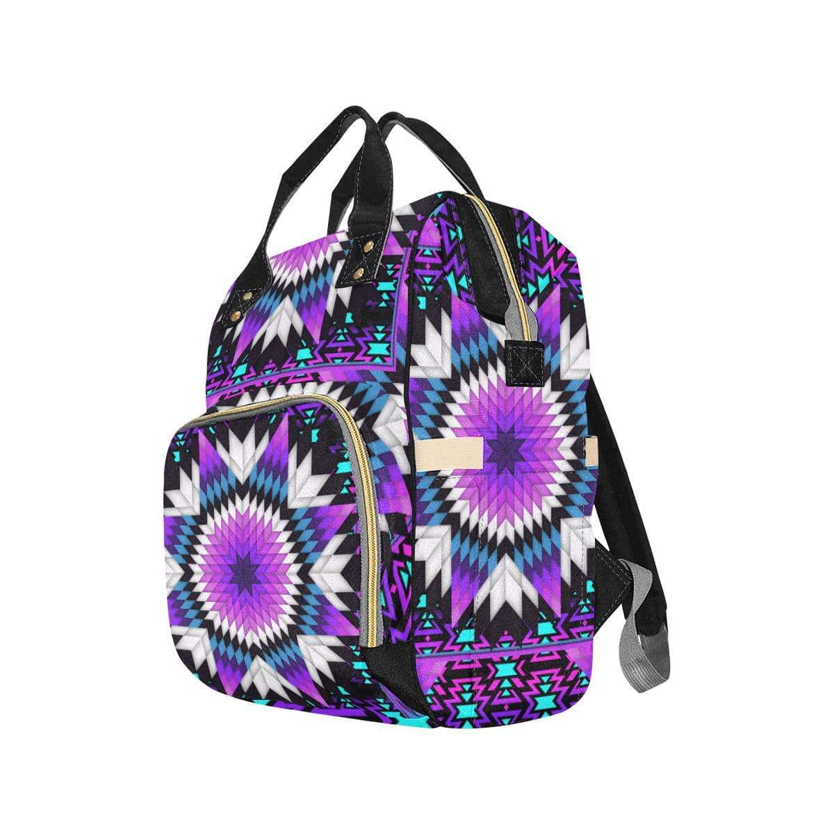 Morning Starfire Multi-Function Diaper Backpack (Model 1688) Diaper Backpack (1688) e-joyer