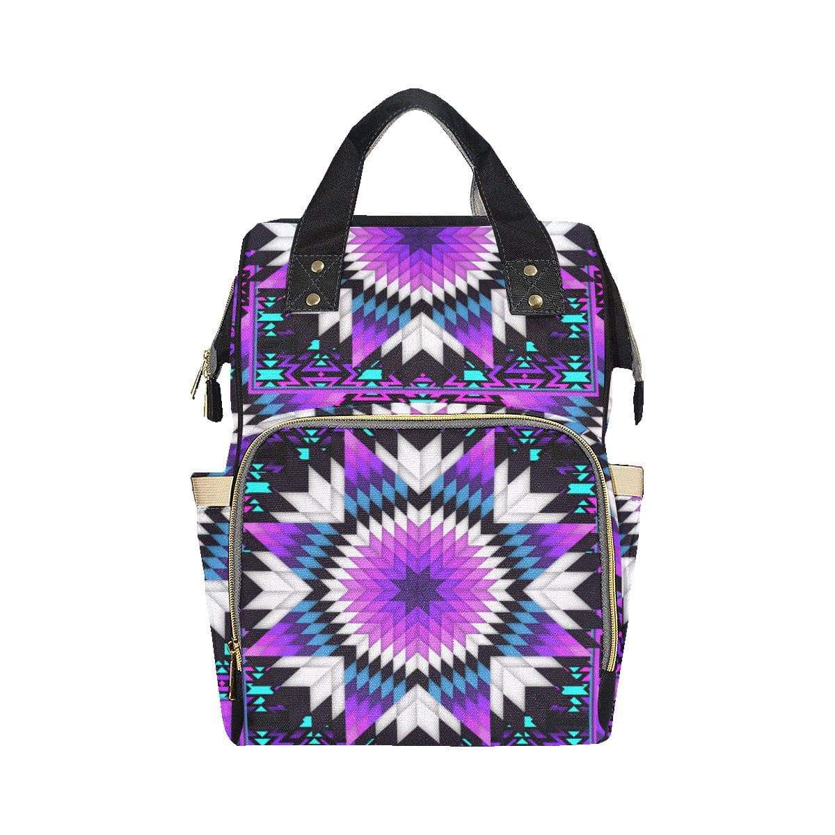 Morning Starfire Multi-Function Diaper Backpack (Model 1688) Diaper Backpack (1688) e-joyer