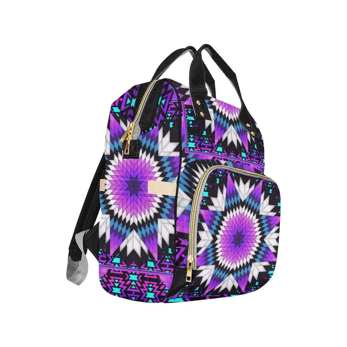 Morning Starfire Multi-Function Diaper Backpack (Model 1688) Diaper Backpack (1688) e-joyer
