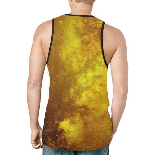 Native Man Gold New All Over Print Tank Top for Men (Model T46) New All Over Print Tank Top for Men (T46) e-joyer