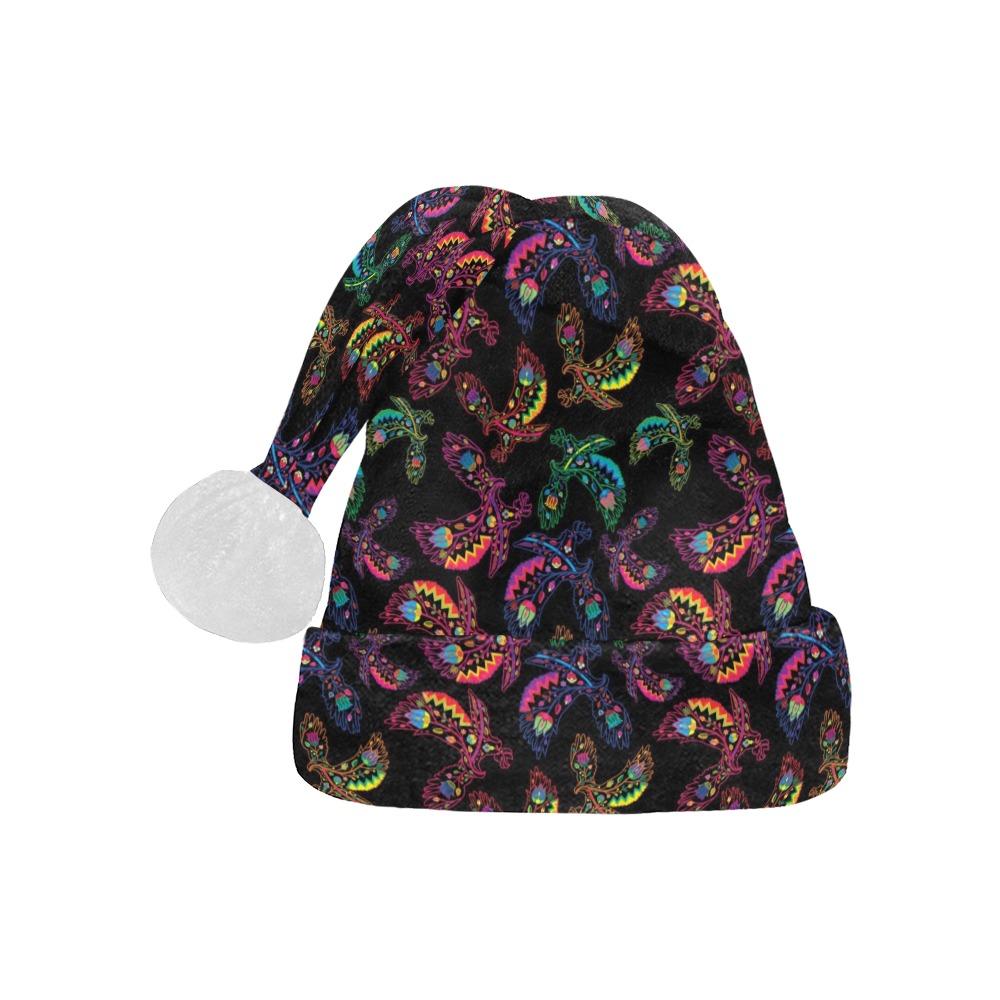 Neon Floral Eagles Santa Hat Santa Hat e-joyer