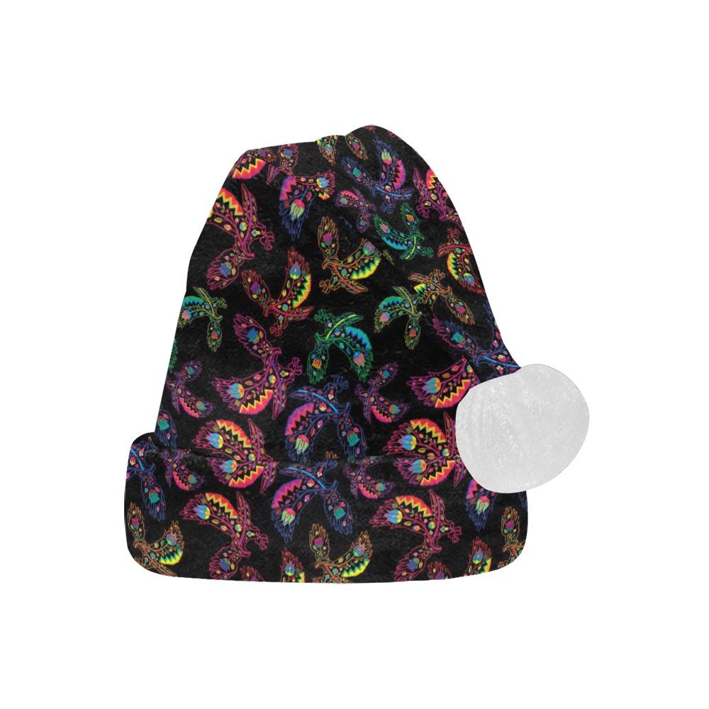 Neon Floral Eagles Santa Hat Santa Hat e-joyer