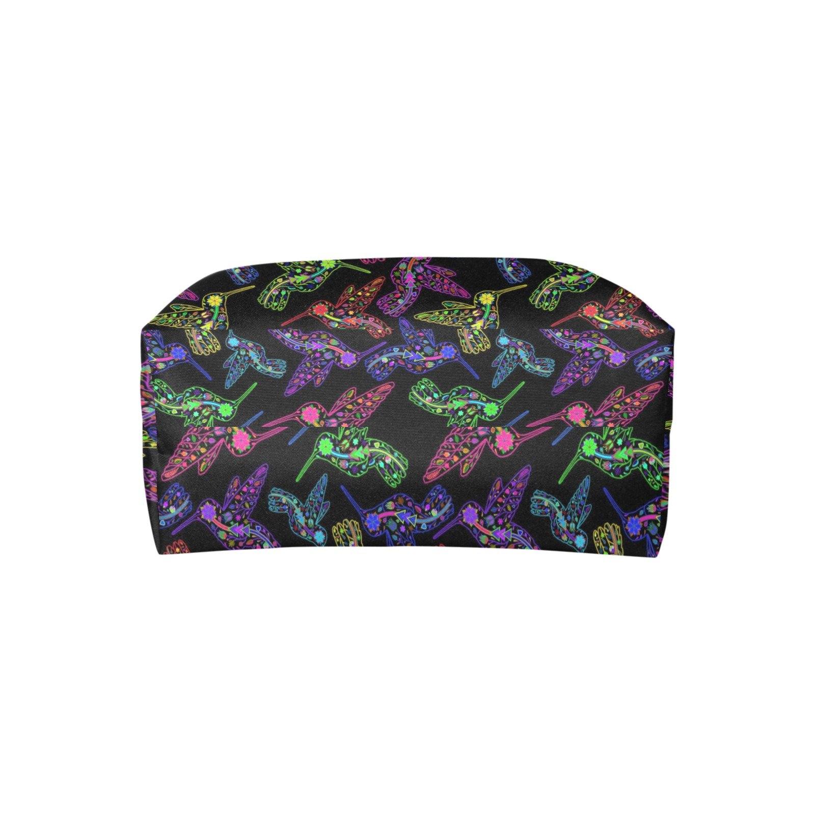 Neon Floral Hummingbirds Single-Shoulder Lady Handbag (Model 1714) bag e-joyer