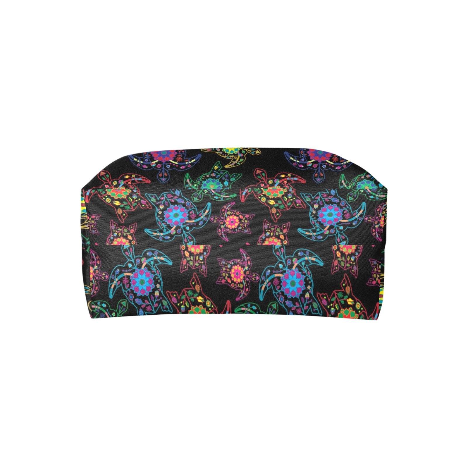 Neon Floral Turtle Single-Shoulder Lady Handbag (Model 1714) bag e-joyer