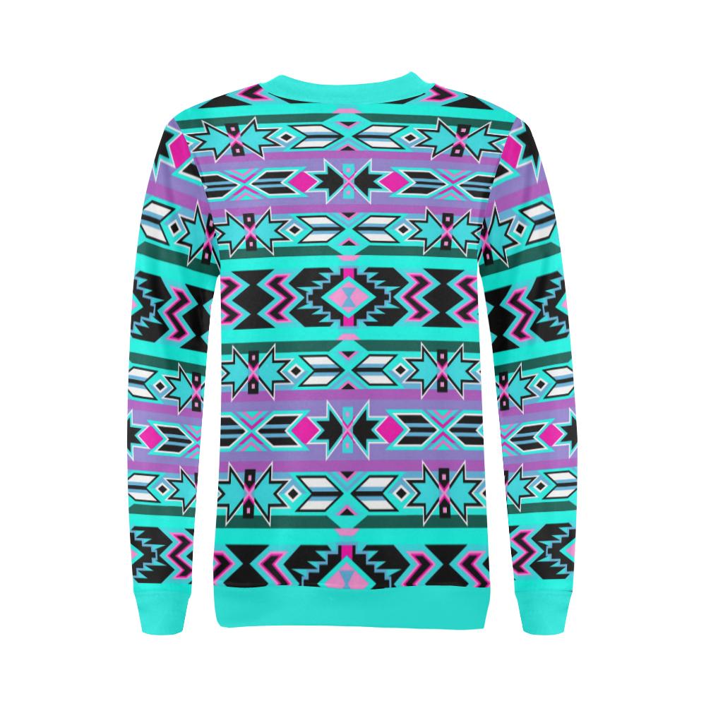 Northeast Journey All Over Print Crewneck Sweatshirt for Women (Model H18) Crewneck Sweatshirt for Women (H18) e-joyer