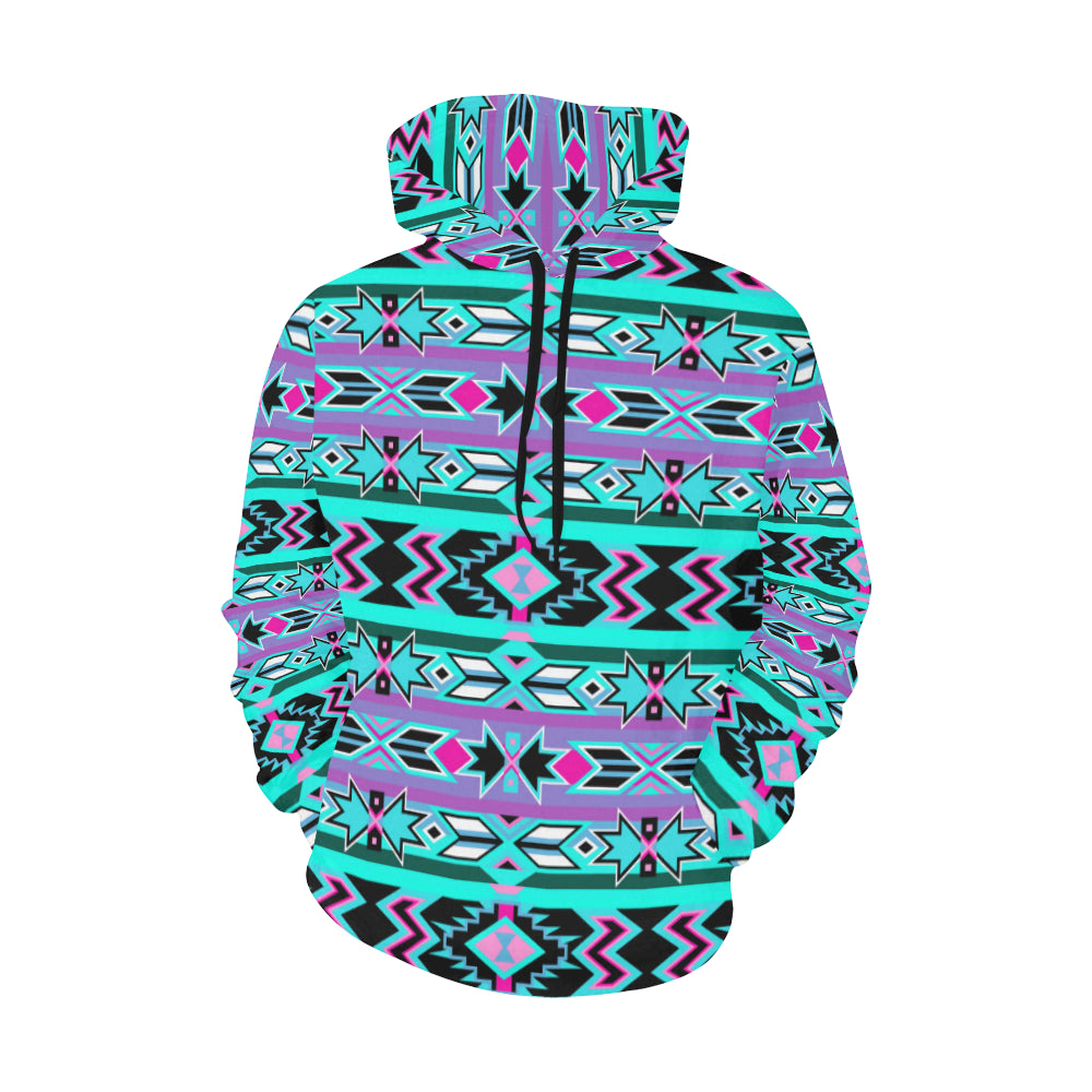 Northeast Journey All Over Print Hoodie for Women (USA Size) (Model H13) Hoodie e-joyer