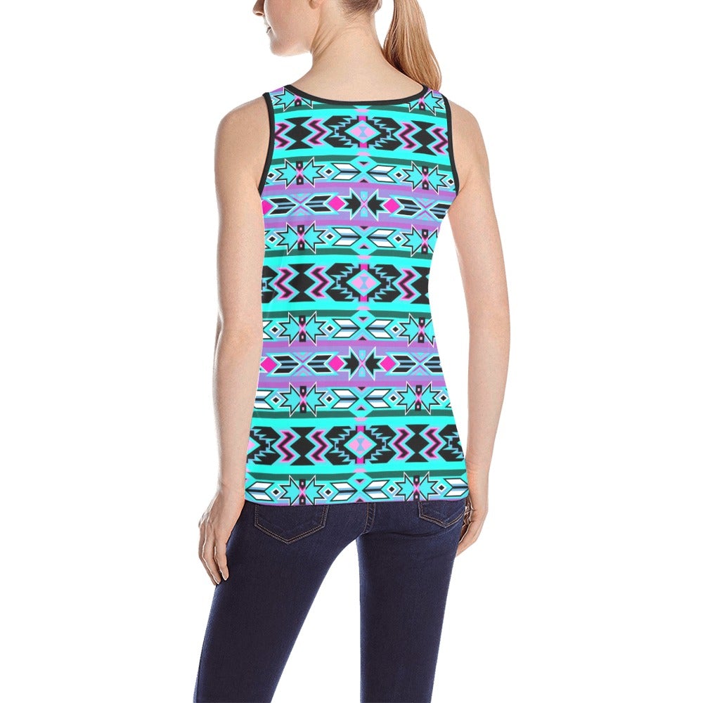 Northeast Journey All Over Print Tank Top for Women (Model T43) All Over Print Tank Top for Women (T43) e-joyer