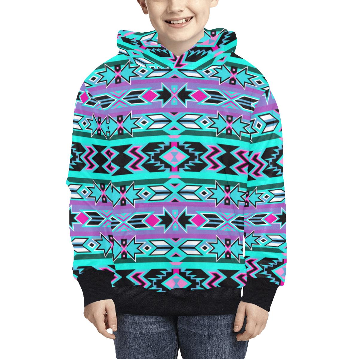Northeast Journey Kids' All Over Print Hoodie (Model H38) Kids' AOP Hoodie (H38) e-joyer