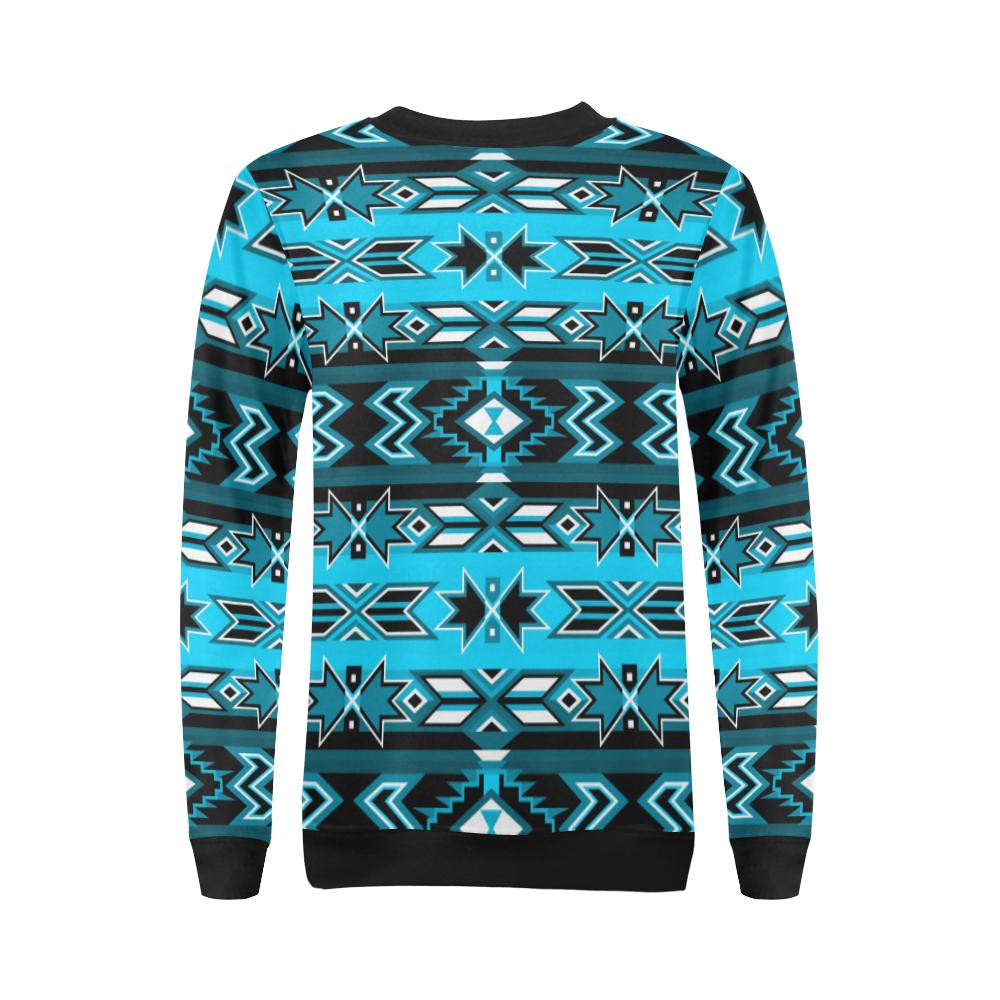 Northern Journey All Over Print Crewneck Sweatshirt for Women (Model H18) Crewneck Sweatshirt for Women (H18) e-joyer