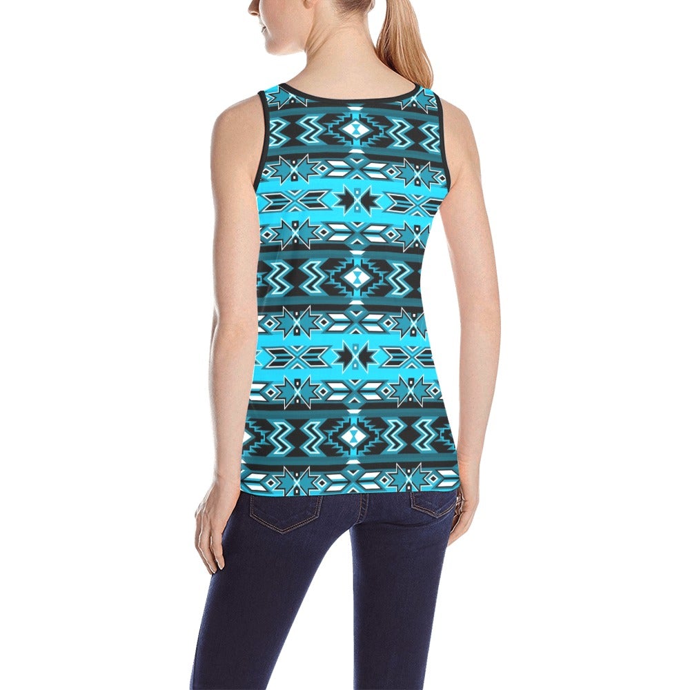 Northern Journey All Over Print Tank Top for Women (Model T43) All Over Print Tank Top for Women (T43) e-joyer