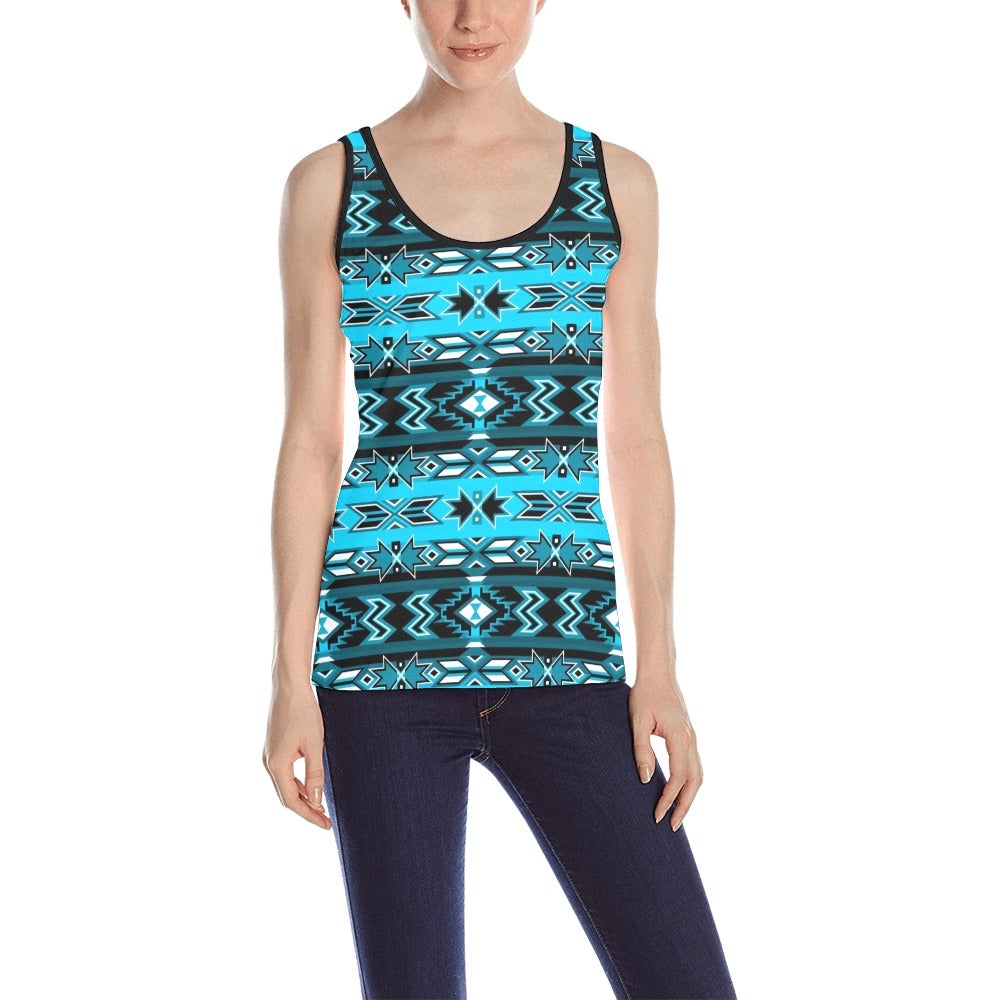 Northern Journey All Over Print Tank Top for Women (Model T43) All Over Print Tank Top for Women (T43) e-joyer