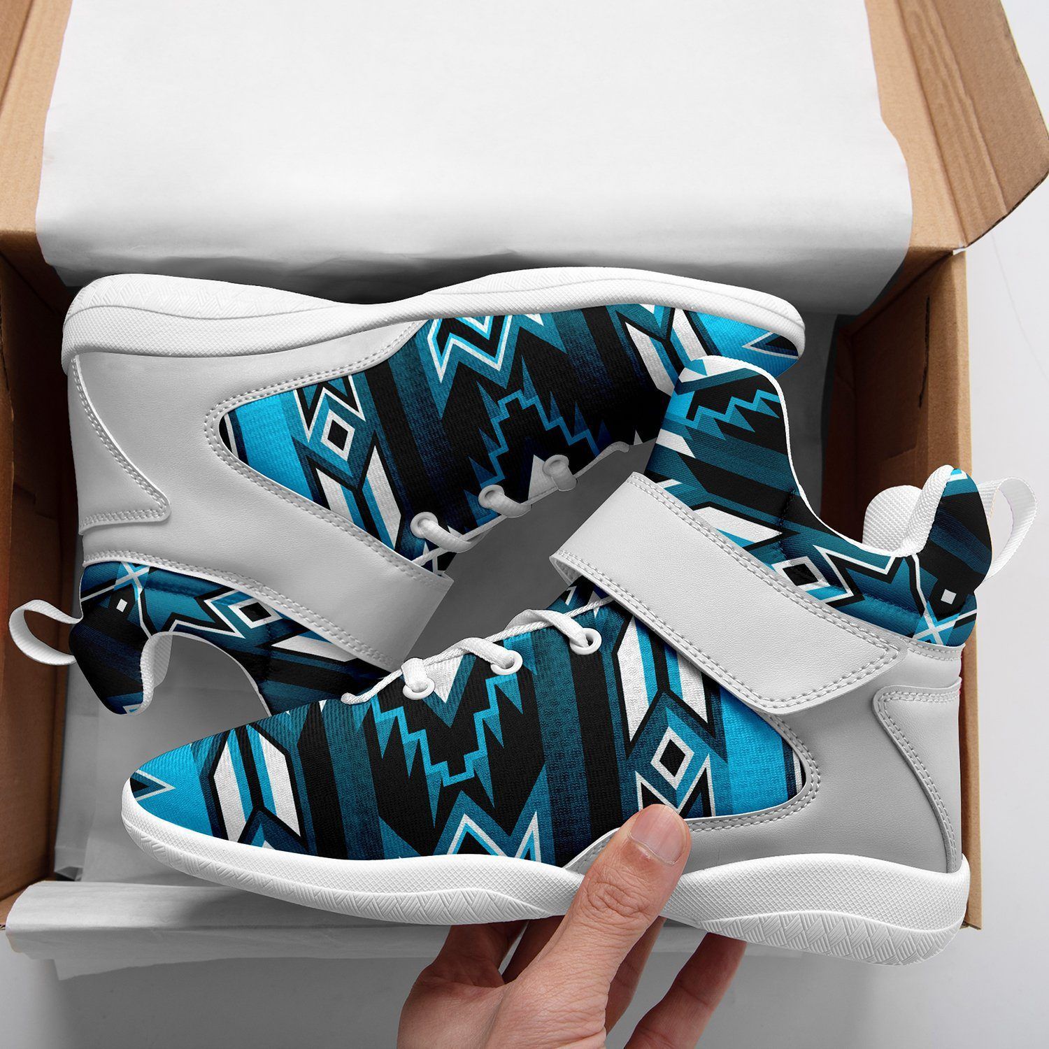 Northern Journey Ipottaa Basketball / Sport High Top Shoes - White Sole 49 Dzine