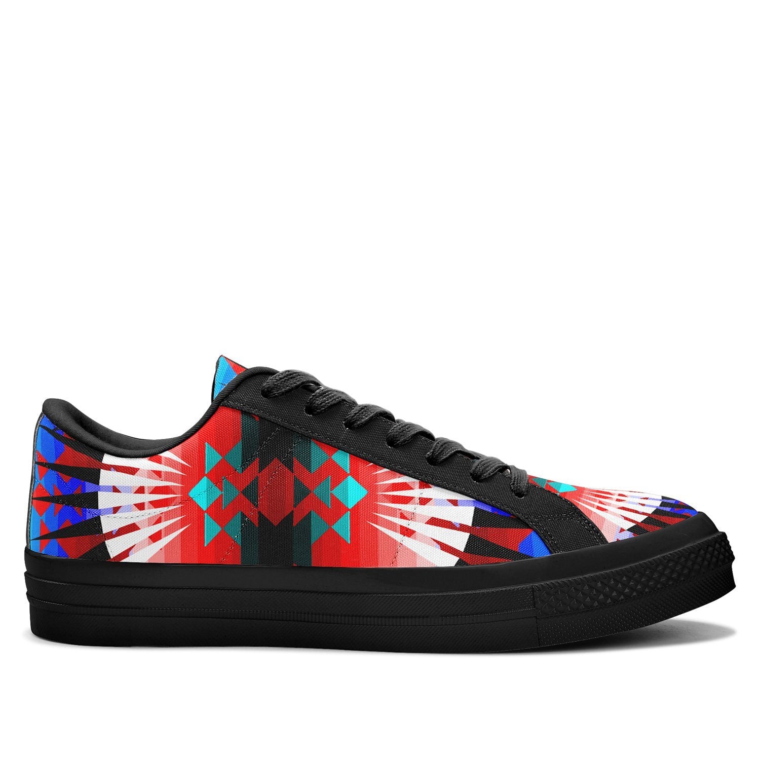 Northwest Ribbonwork Bustles Aapisi Low Top Canvas Shoes Black Sole 49 Dzine
