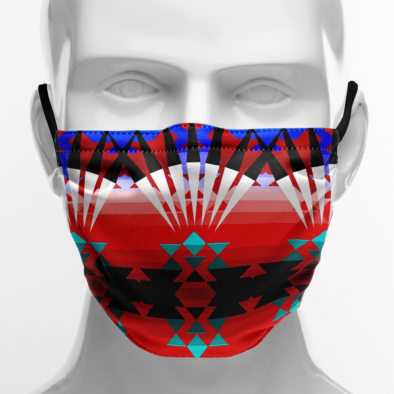 Northwest Ribbonwork Bustles Face Cover Herman