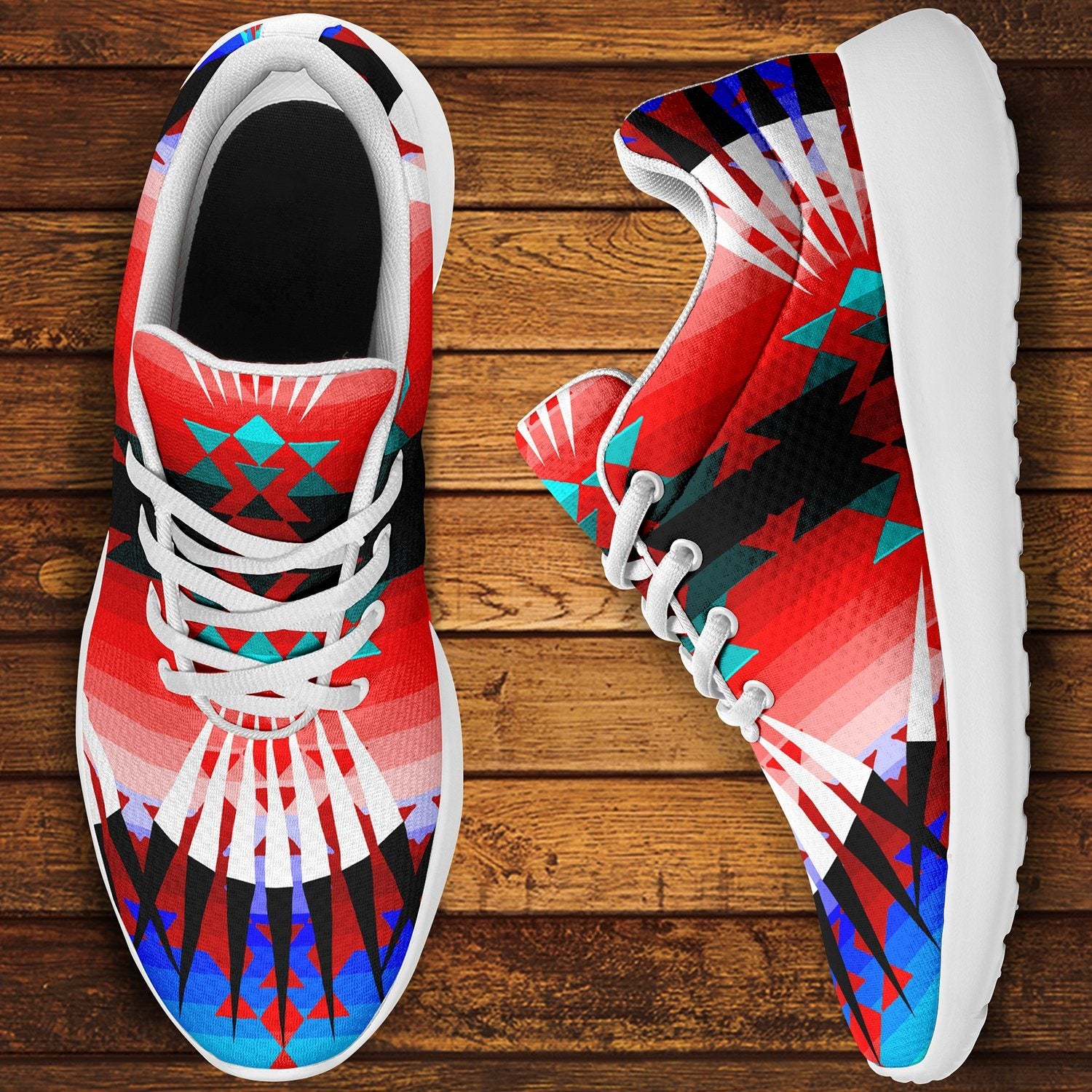 Northwest Ribbonwork Bustles Ikkaayi Sport Sneakers 49 Dzine