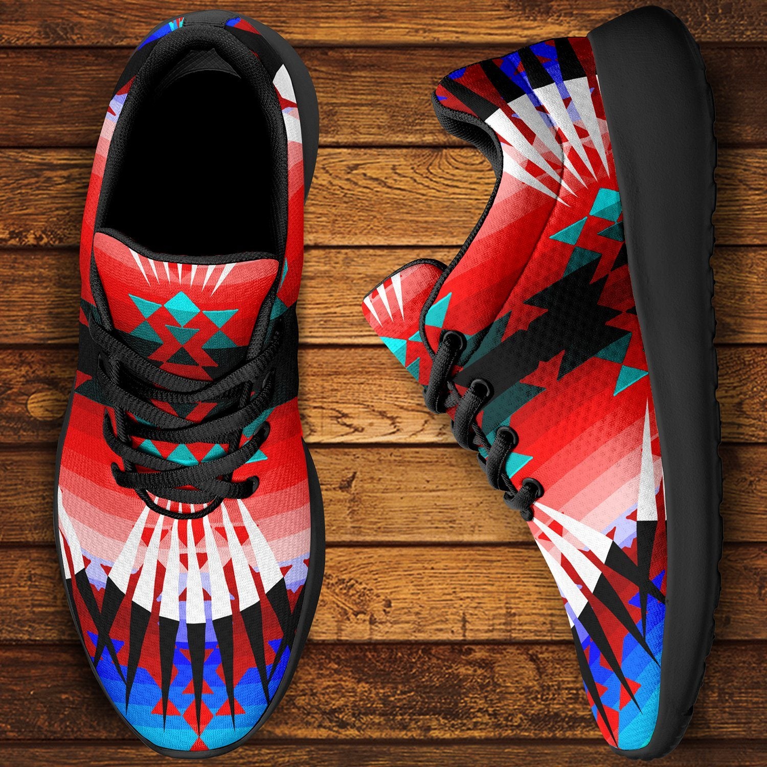 Northwest Ribbonwork Bustles Ikkaayi Sport Sneakers 49 Dzine