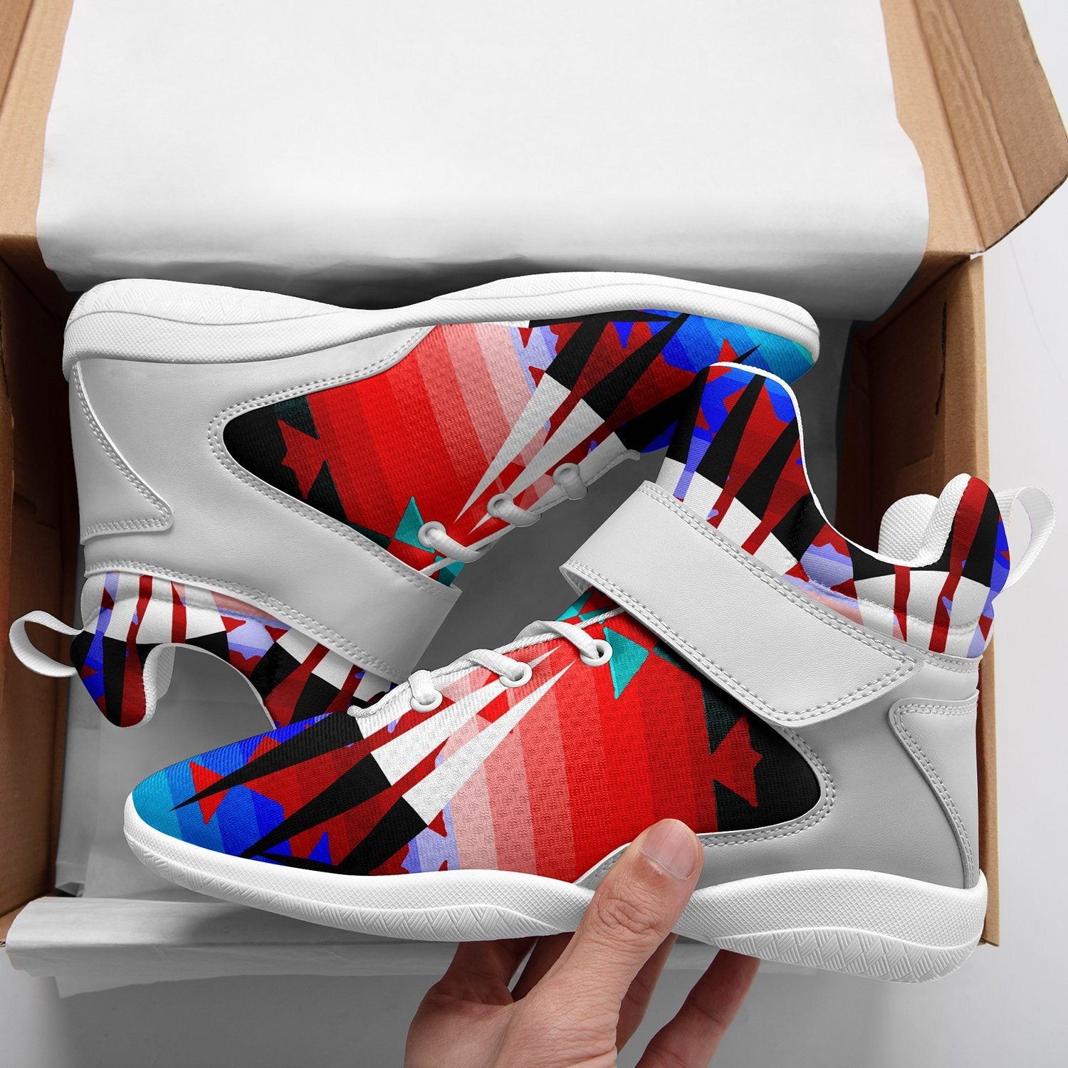 Northwest Ribbonwork Bustles Ipottaa Basketball / Sport High Top Shoes 49 Dzine