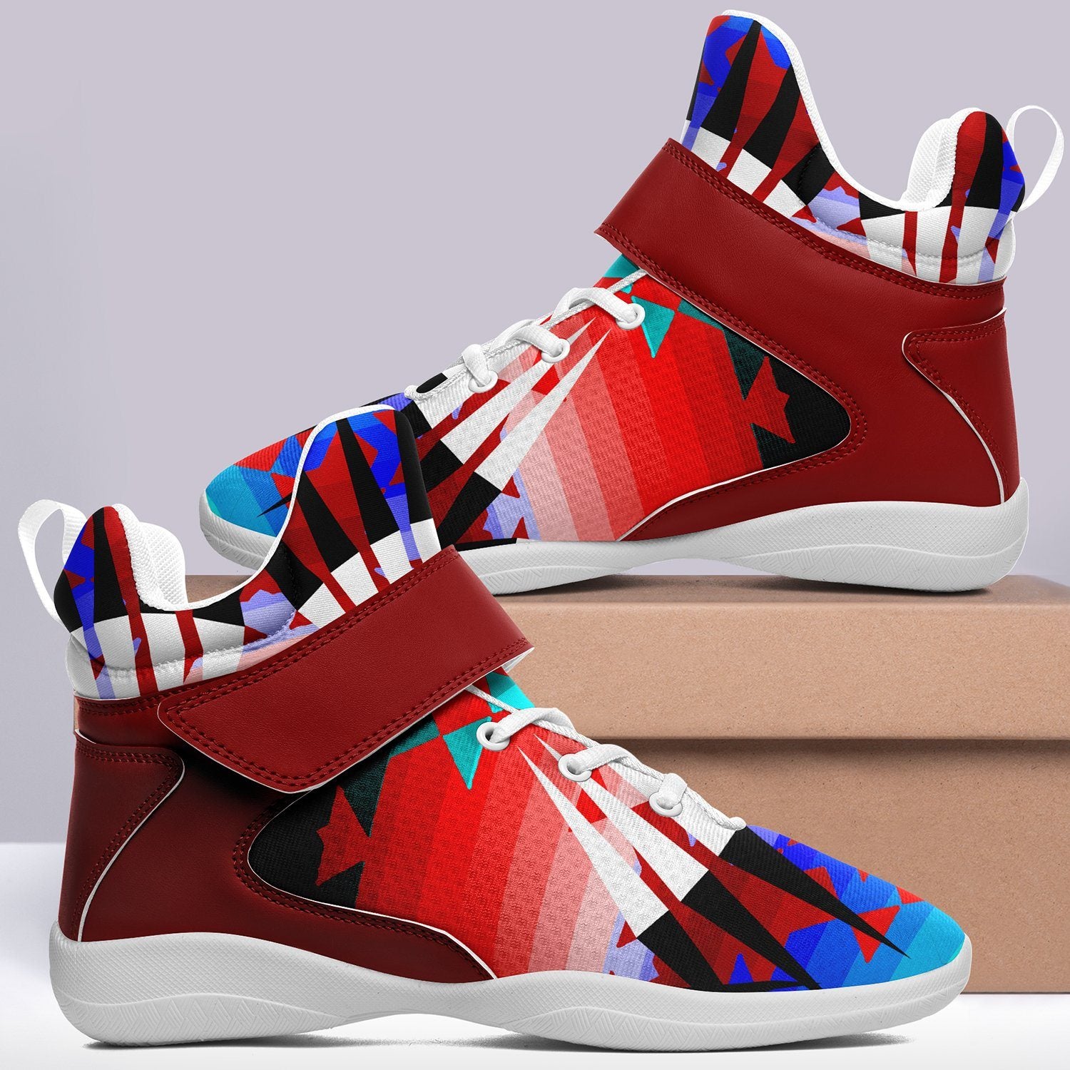 Northwest Ribbonwork Bustles Ipottaa Basketball / Sport High Top Shoes 49 Dzine