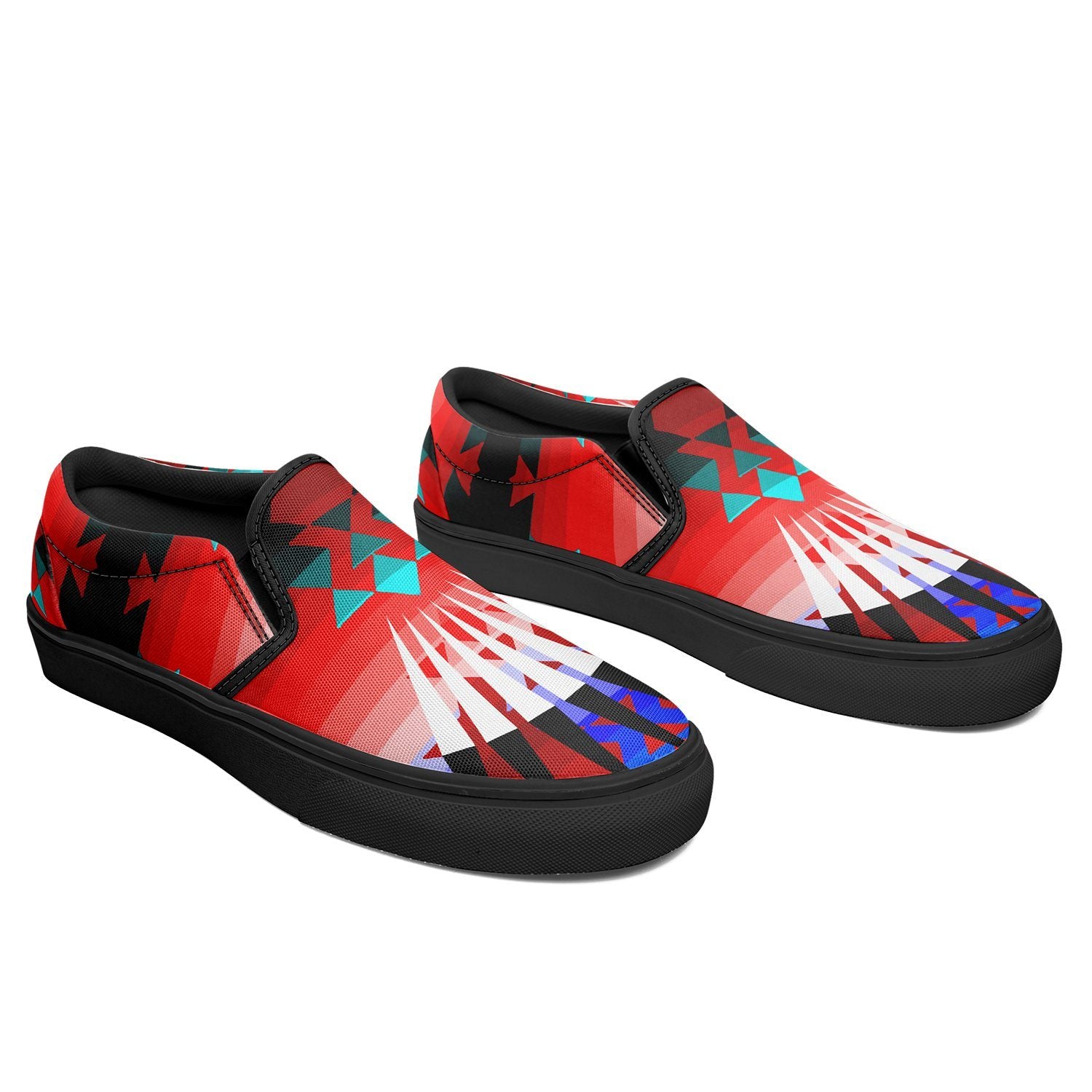Northwest Ribbonwork Bustles Otoyimm Canvas Slip On Shoes 49 Dzine