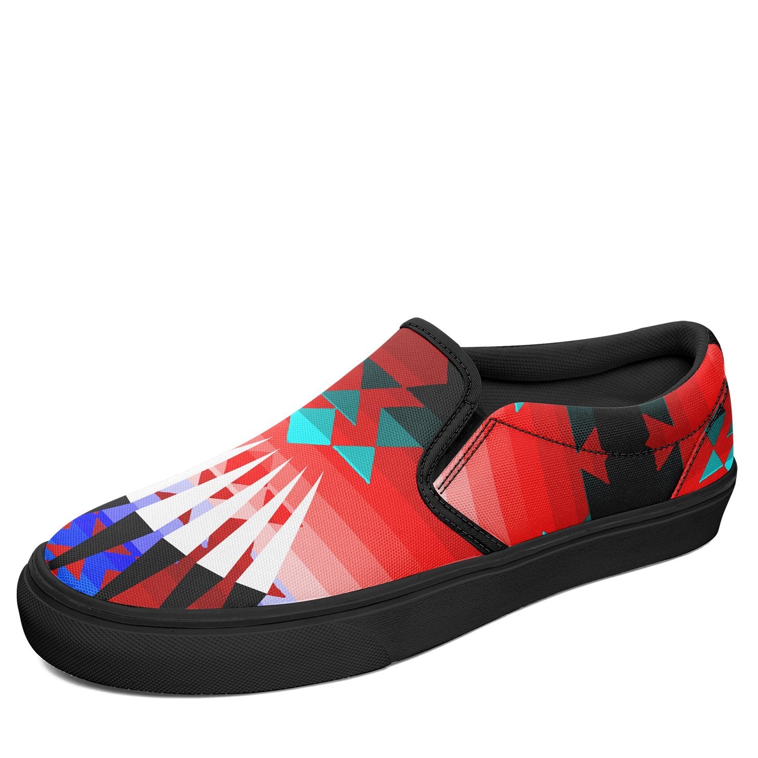 Northwest Ribbonwork Bustles Otoyimm Canvas Slip On Shoes 49 Dzine