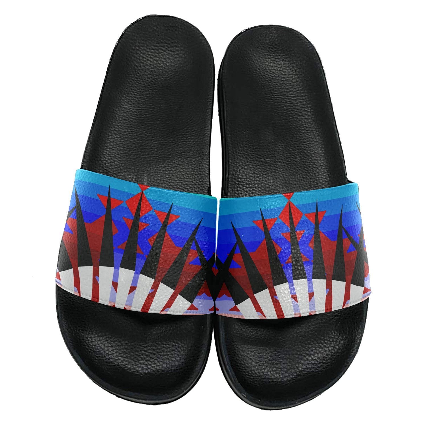 Northwest Ribbonwork Bustles Slide Sandals 49 Dzine