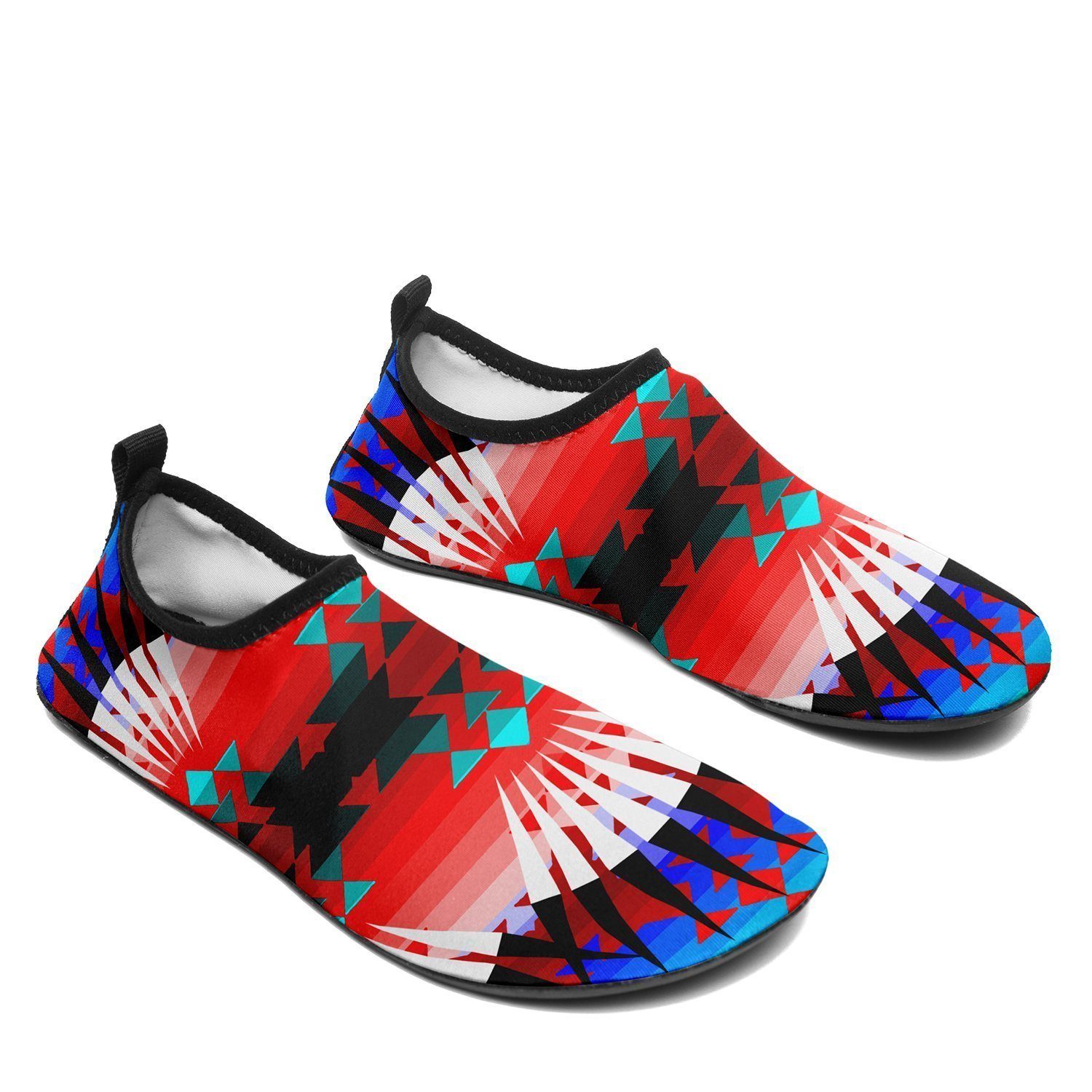 Northwest Ribbonwork Bustles Sockamoccs Kid's Slip On Shoes 49 Dzine
