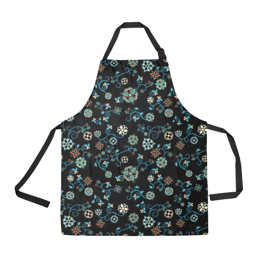 Ocean Bloom All Over Print Apron All Over Print Apron e-joyer
