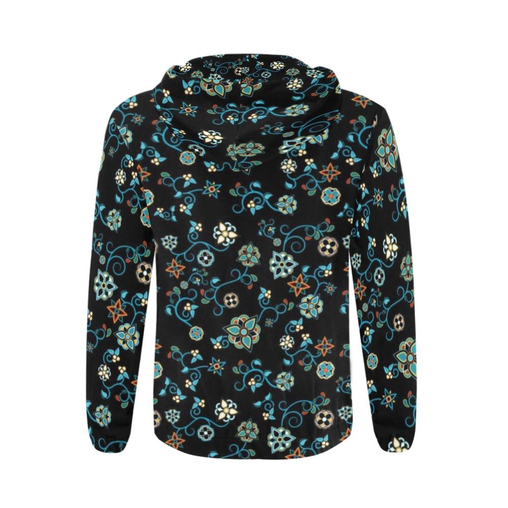 Ocean Bloom All Over Print Full Zip Hoodie for Men (Model H14) All Over Print Full Zip Hoodie for Men (H14) e-joyer