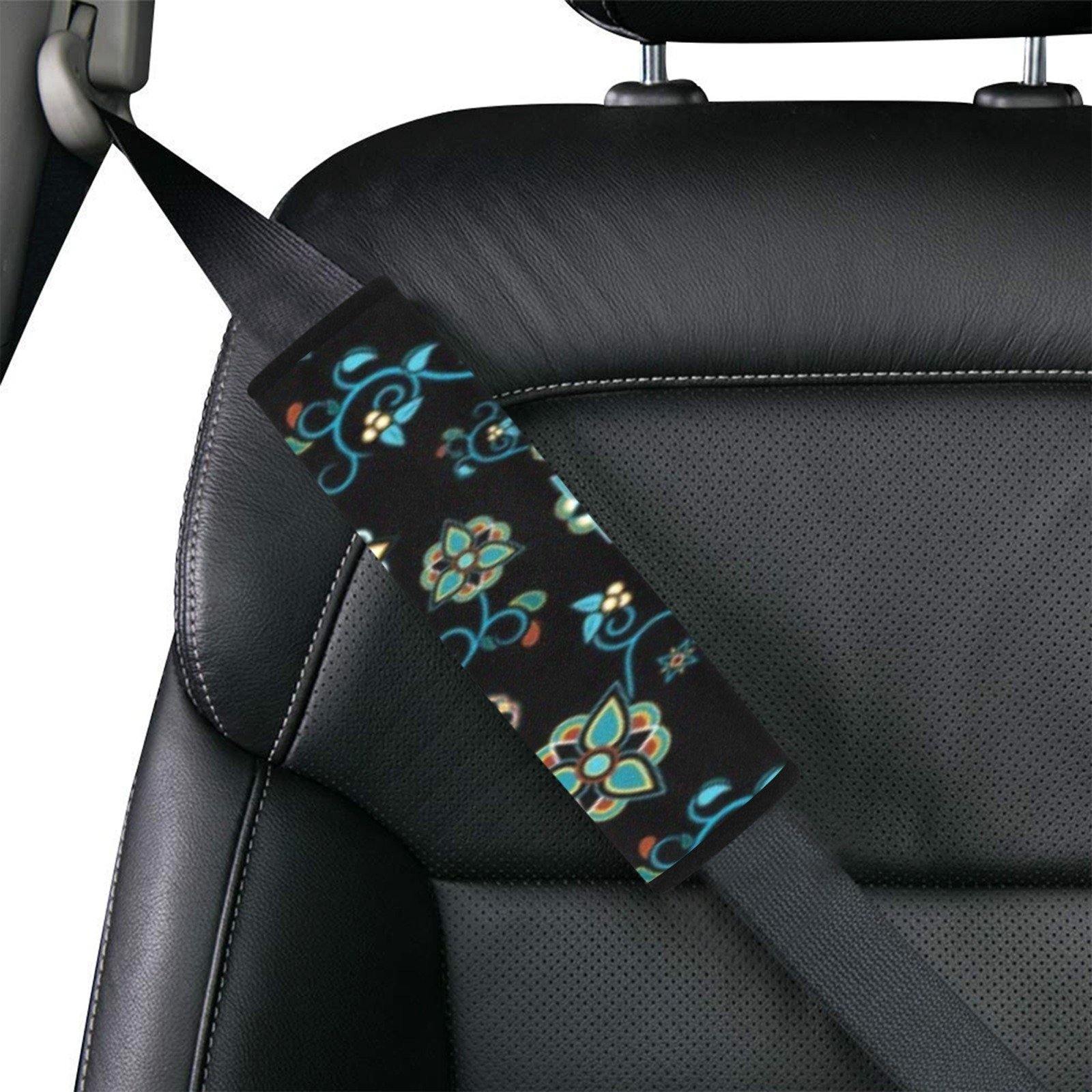 Ocean Bloom Car Seat Belt Cover 7''x12.6'' (Pack of 2) Car Seat Belt Cover 7x12.6 (Pack of 2) e-joyer
