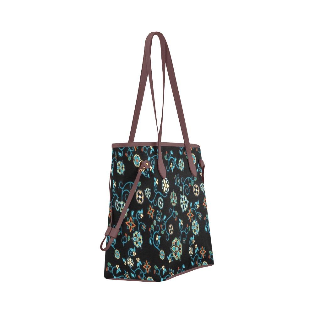 Ocean Bloom Clover Canvas Tote Bag (Model 1661) Clover Canvas Tote Bag (1661) e-joyer