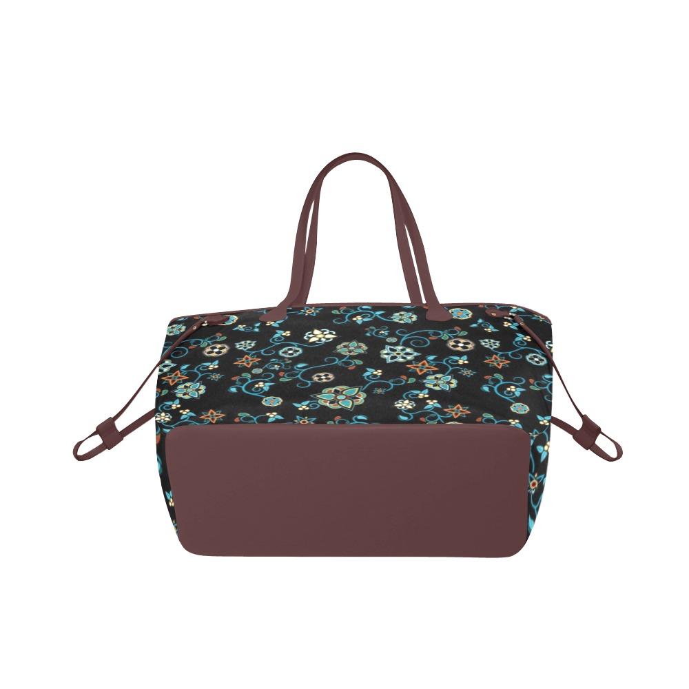 Ocean Bloom Clover Canvas Tote Bag (Model 1661) Clover Canvas Tote Bag (1661) e-joyer