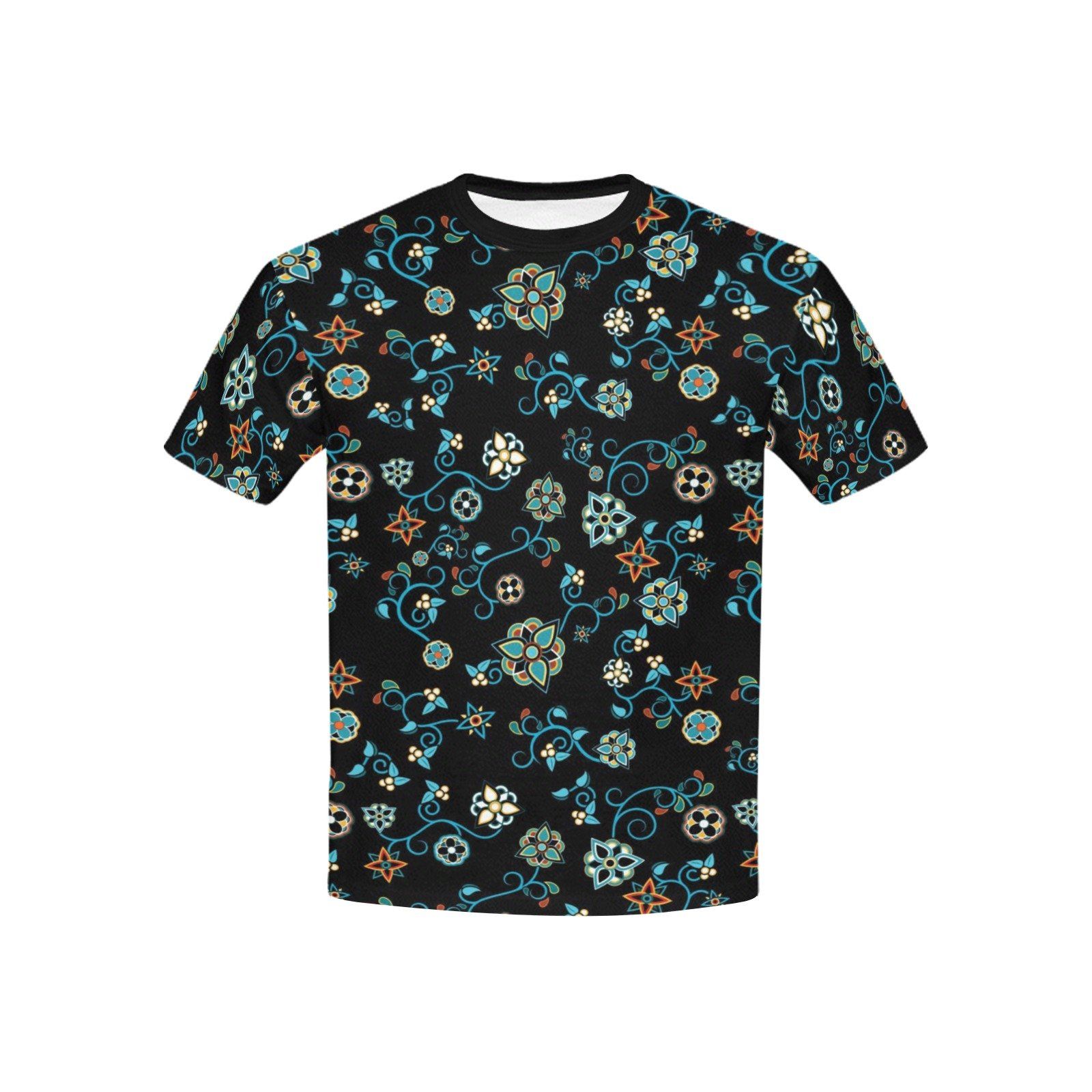 Ocean Bloom Kids' All Over Print T-shirt (USA Size) (Model T40) All Over Print T-shirt for Kid (T40) e-joyer