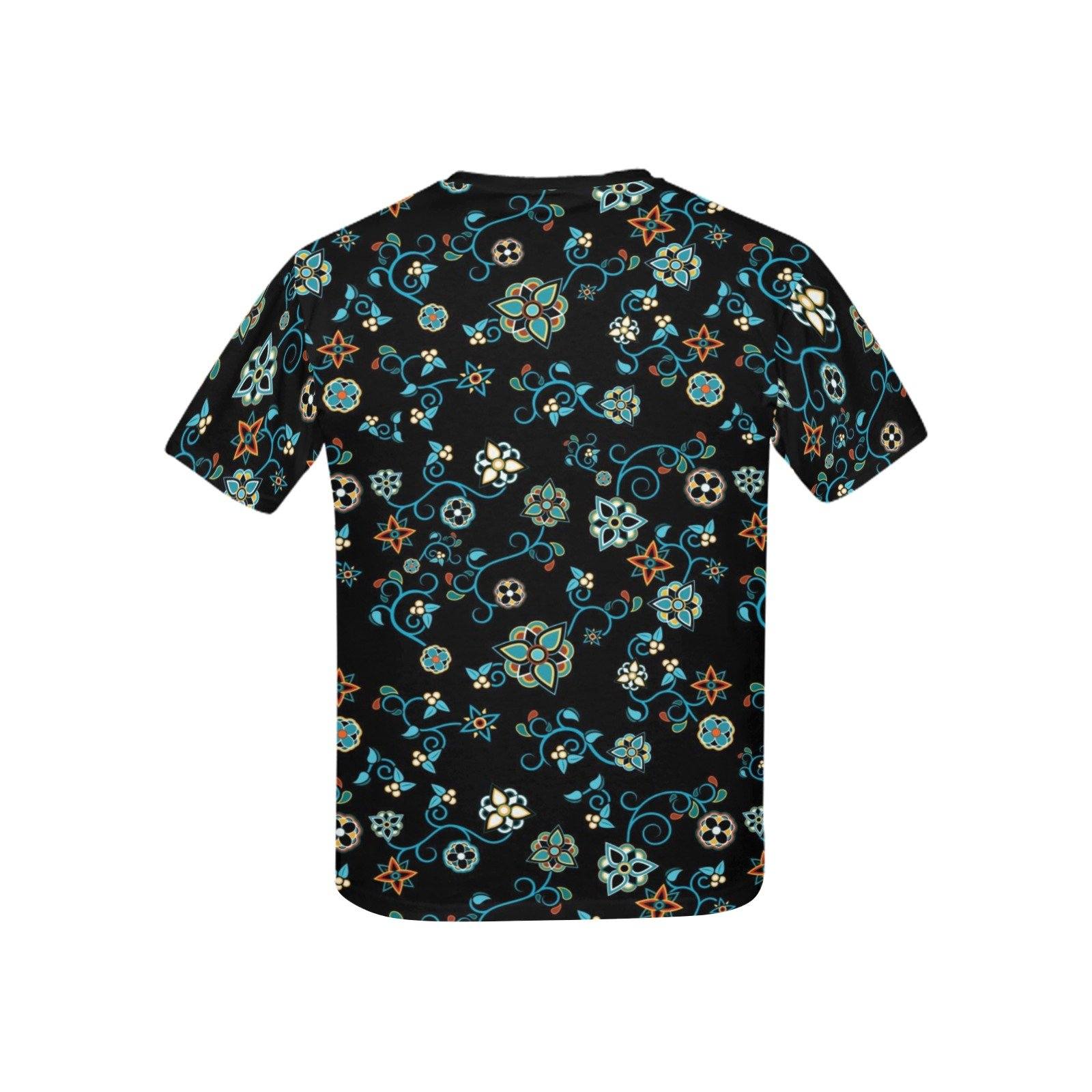 Ocean Bloom Kids' All Over Print T-shirt (USA Size) (Model T40) All Over Print T-shirt for Kid (T40) e-joyer
