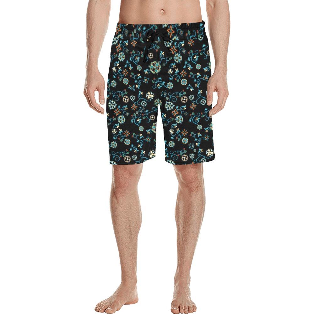 Ocean Bloom Men's All Over Print Casual Shorts (Model L23) Men's Casual Shorts (L23) e-joyer