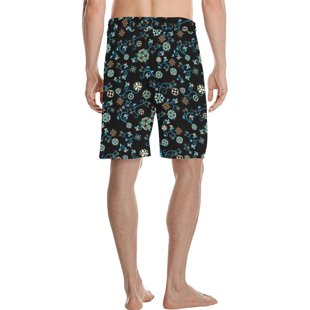 Ocean Bloom Men's All Over Print Casual Shorts (Model L23) Men's Casual Shorts (L23) e-joyer