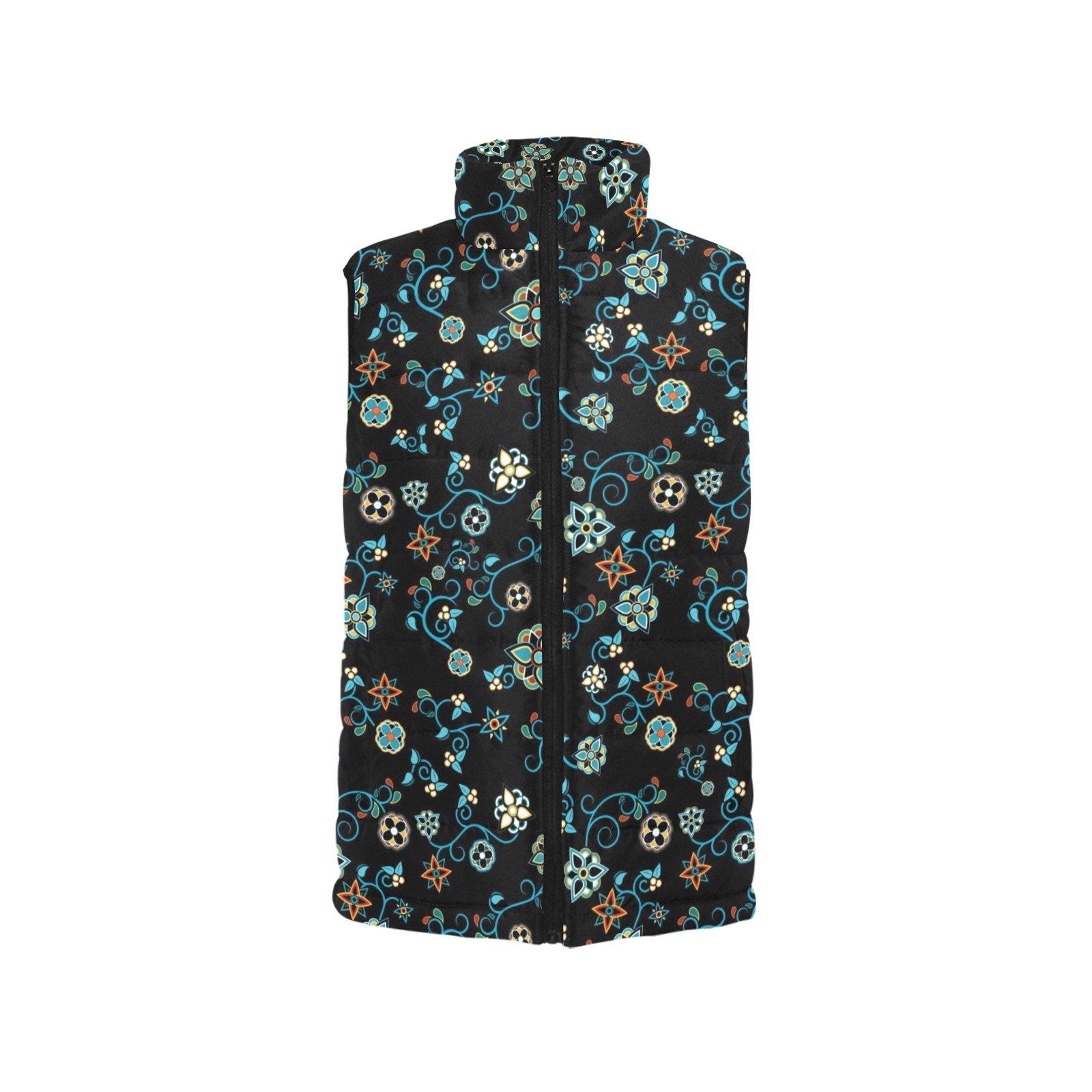 Ocean Bloom Men's Padded Vest Jacket (Model H44) Men's Padded Vest Jacket (H44) e-joyer