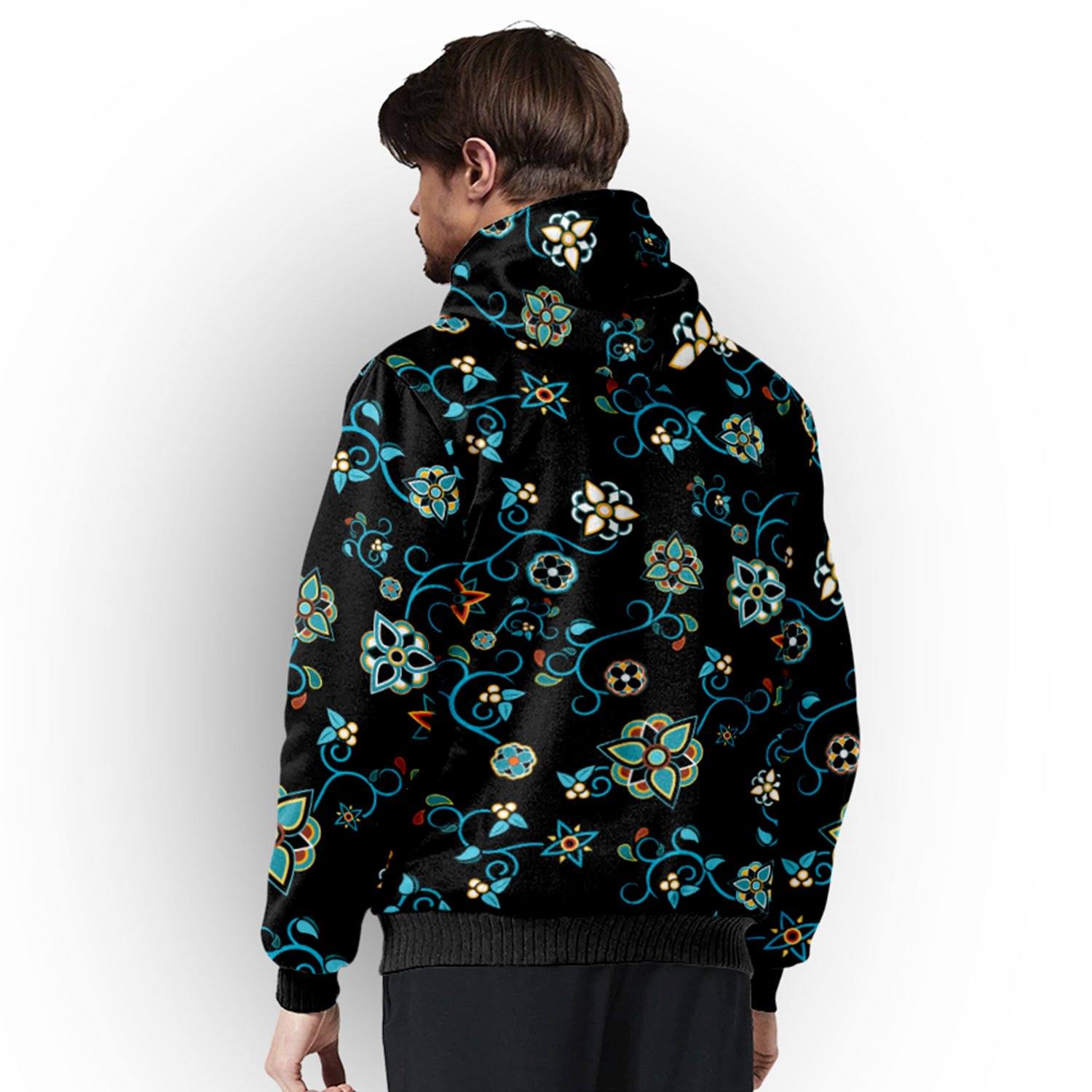 Ocean Bloom Sherpa Hoodie hoodie Herman
