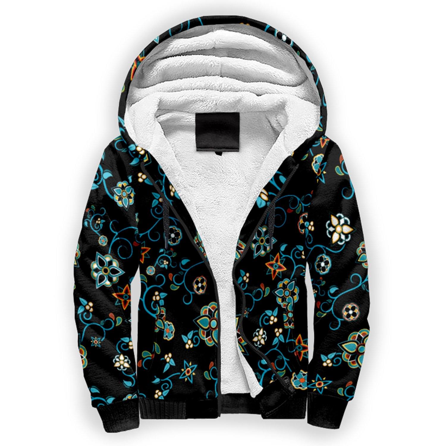 Ocean Bloom Sherpa Hoodie hoodie Herman