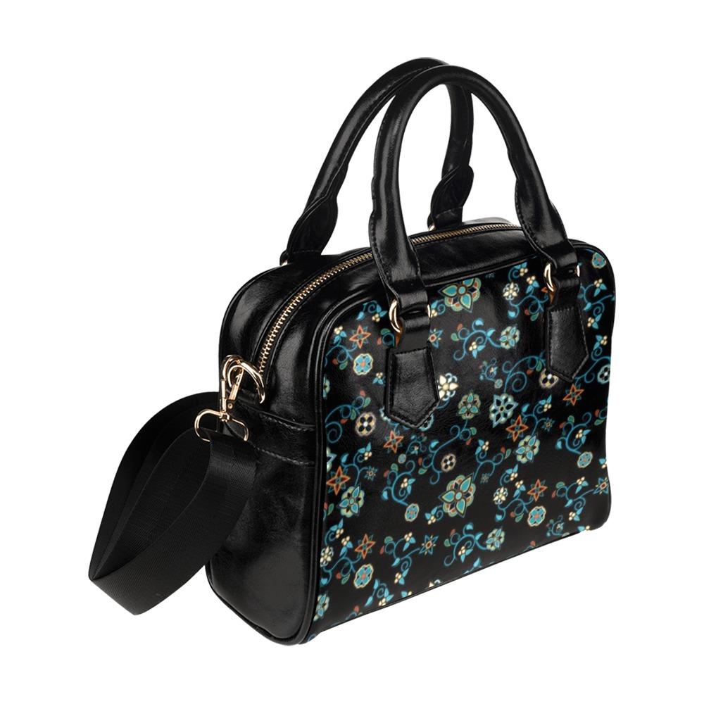 Ocean Bloom Shoulder Handbag (Model 1634) Shoulder Handbags (1634) e-joyer