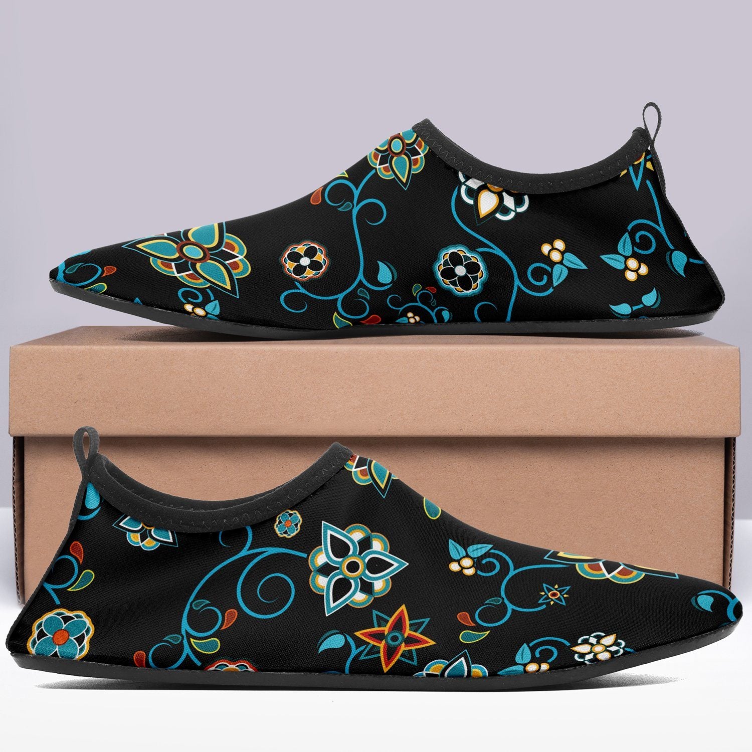 Ocean Bloom Sockamoccs Slip On Shoes Herman