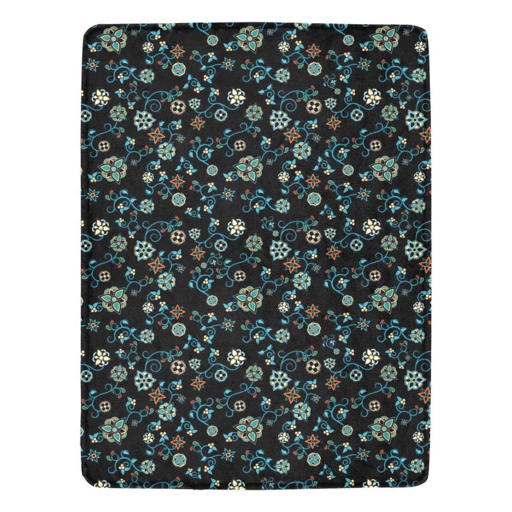 Ocean Bloom Ultra-Soft Micro Fleece Blanket 60"x80" Ultra-Soft Blanket 60''x80'' e-joyer